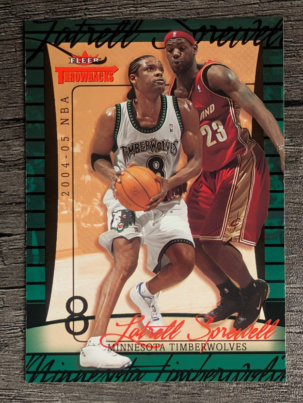 2004-05 Fleer Throwbacks #40 Latrell Sprewell