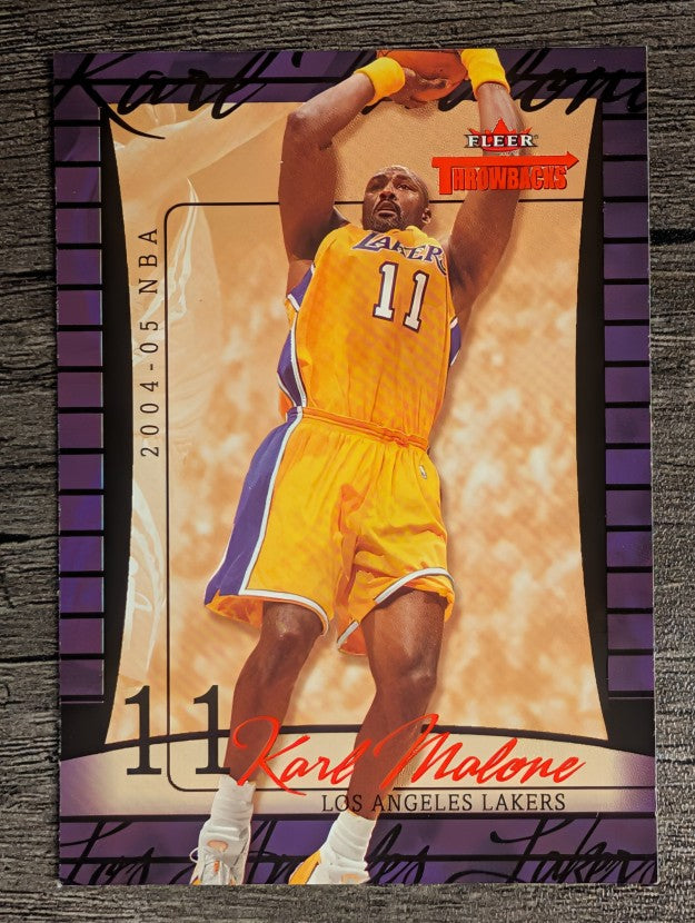2004-05 Fleer Throwbacks #46 Karl Malone