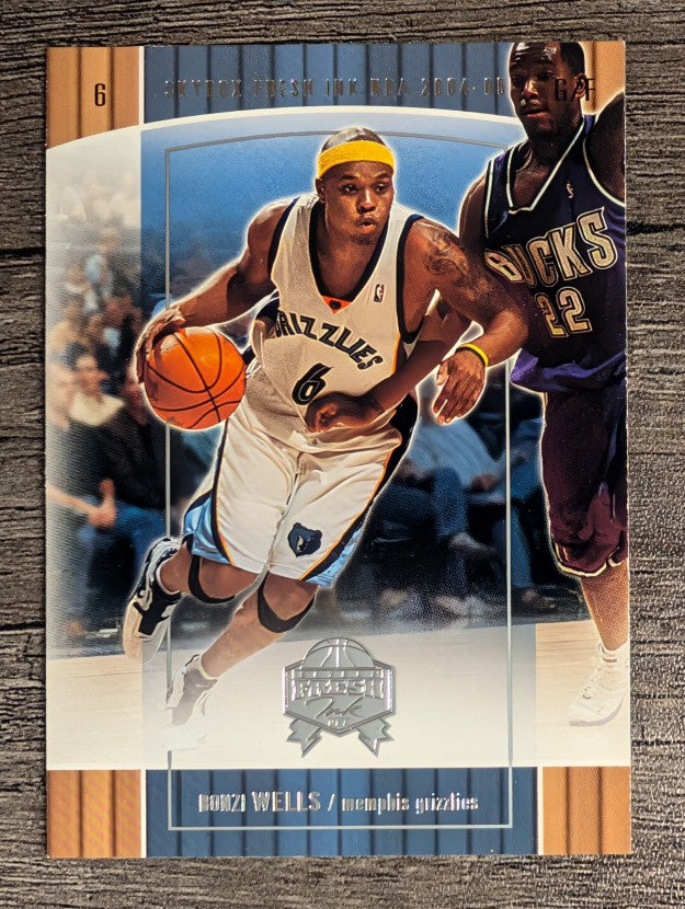 2004-05 SkyBox Fresh Ink #43 Bonzi Wells