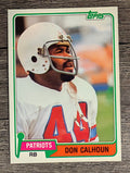 1981 Topps #7 Don Calhoun