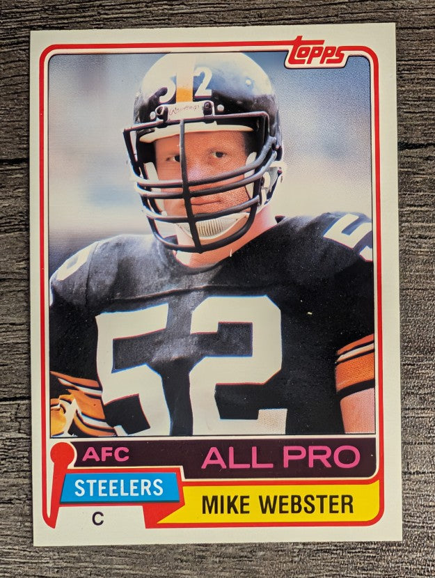 1981 Topps #10 Mike Webster AP