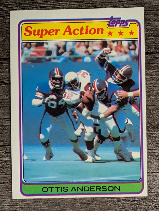 1981 Topps #12 Ottis Anderson SA