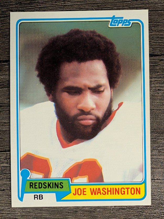1981 Topps #22 Joe Washington
