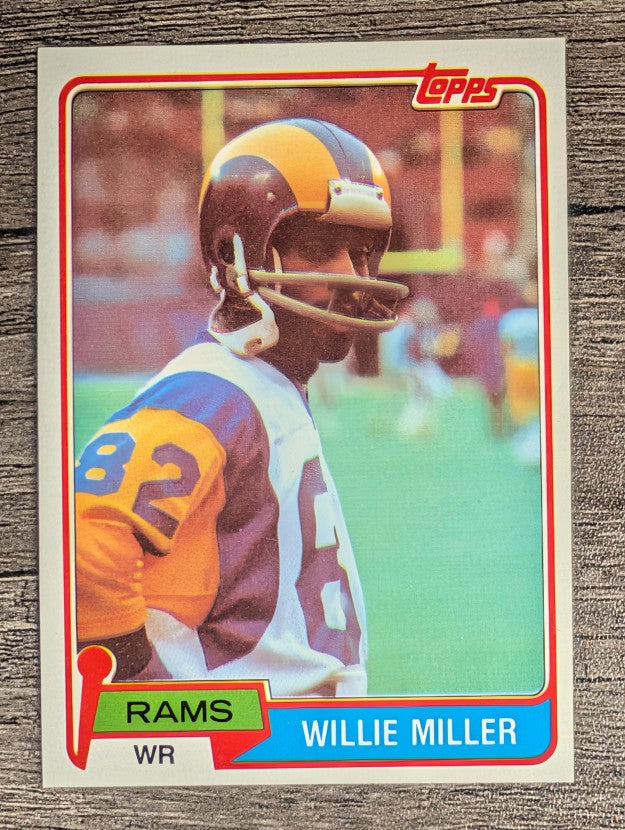 1981 Topps #24 Willie Miller