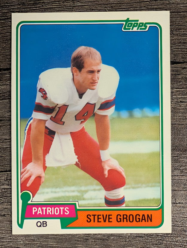 1981 Topps #25 Steve Grogan