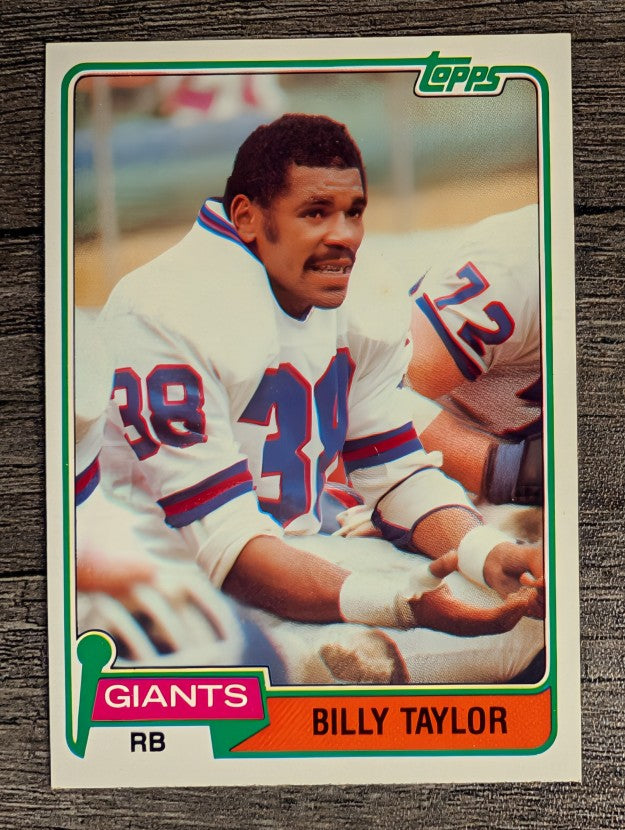1981 Topps #34 Billy Taylor