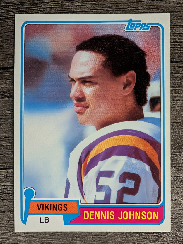 1981 Topps #37 Dennis Johnson LB RC