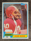 1981 Topps #44 Wilbur Jackson