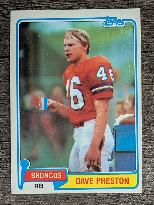 1981 Topps #52 Dave Preston RC