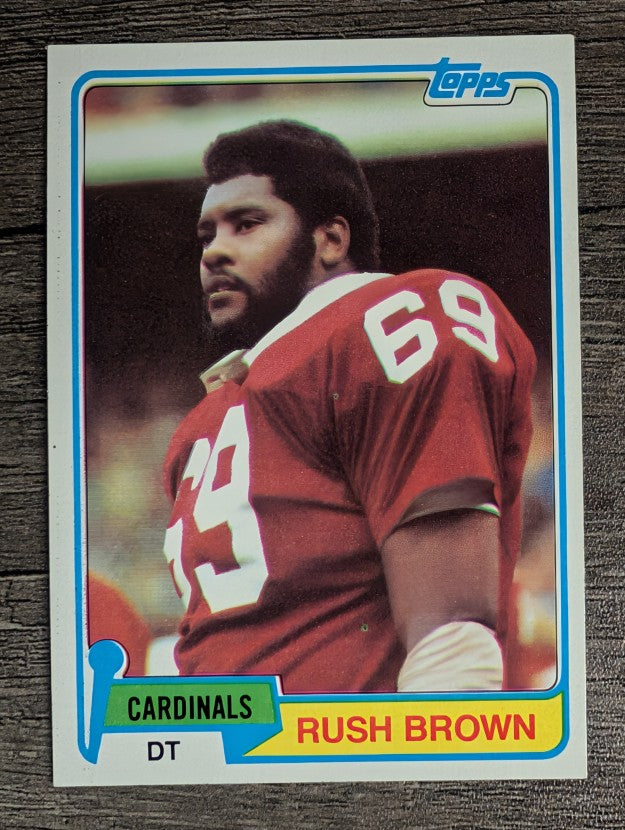 1981 Topps #54 Rush Brown
