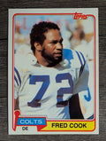 1981 Topps #64 Fred Cook