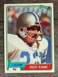 1981 Topps #66 Rick Kane
