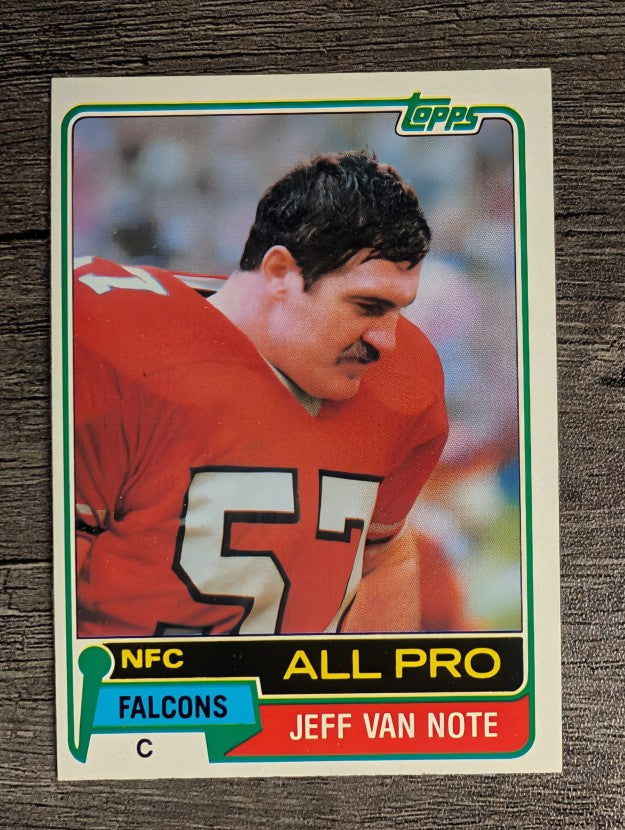 1981 Topps #70 Jeff Van Note