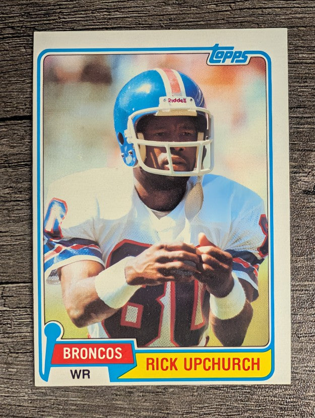 1981 Topps #82 Rick Upchurch
