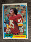 1981 Topps #84 Don Warren