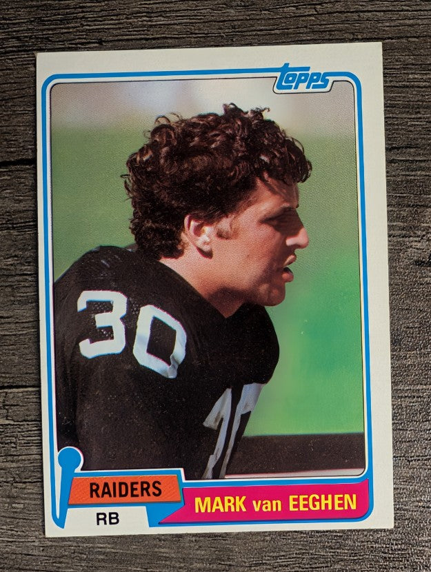 1981 Topps #85 Mark Van Eeghen