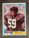 1981 Topps #89 Charlie Hall