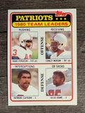 1981 Topps #94 Vagas Ferguson/Stanley Morgan/Raymond Clayborn/Julius Adams