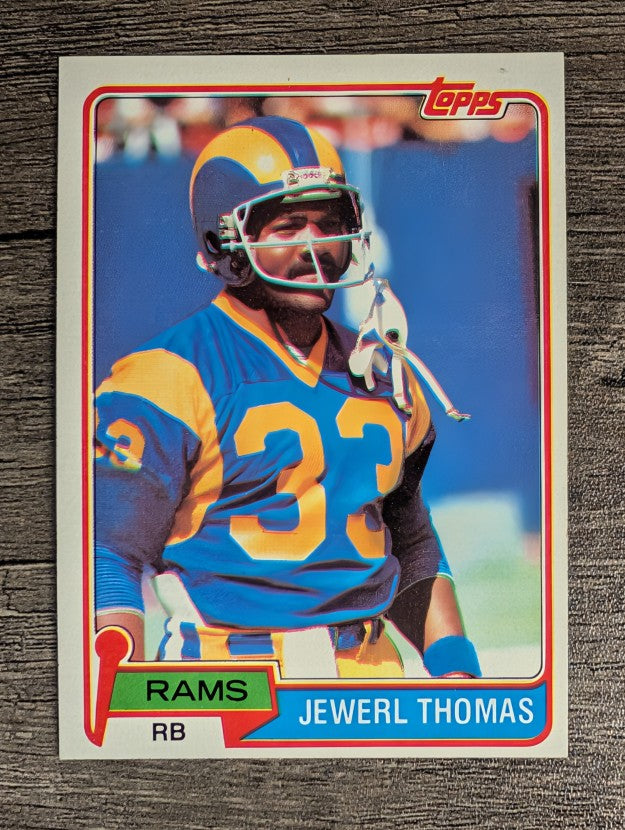 1981 Topps #98 Jewerl Thomas RC