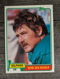 1981 Topps #101 Vern Den Herder