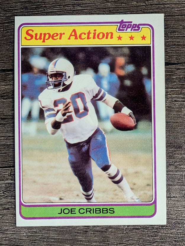 1981 Topps #103 Joe Cribbs SA
