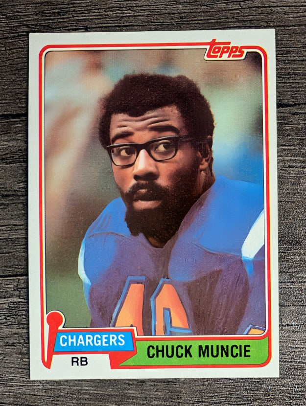 1981 Topps #105 Chuck Muncie