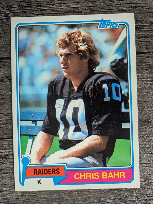 1981 Topps #107 Chris Bahr