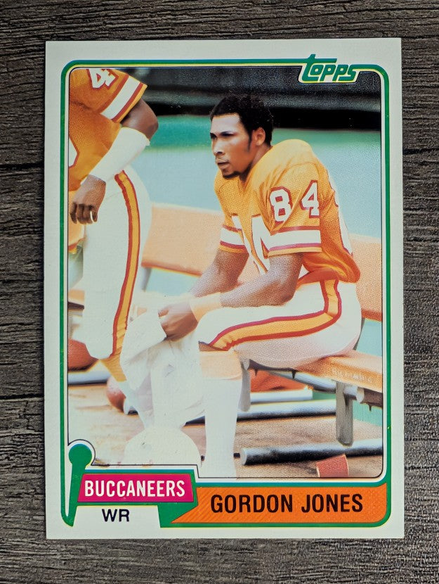 1981 Topps #108 Gordon Jones