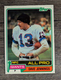 1981 Topps #110 Dave Jennings