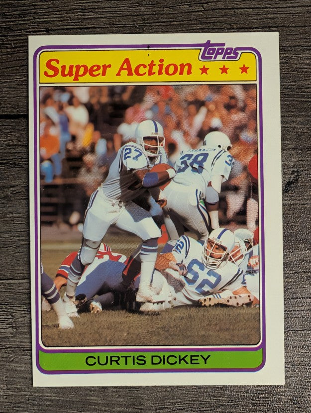 1981 Topps #121 Curtis Dickey SA