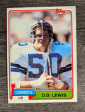 1981 Topps #134 D.D. Lewis