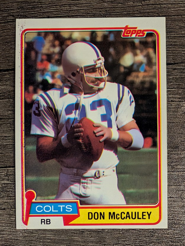 1981 Topps #137 Don McCauley