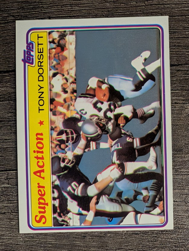 1981 Topps #138 Tony Dorsett SA