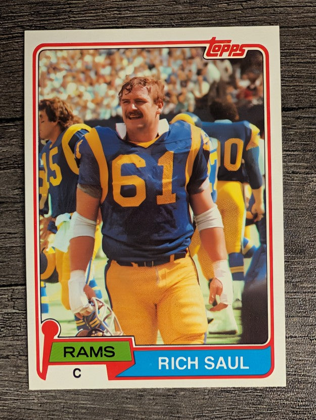 1981 Topps #141 Rich Saul