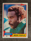 1981 Topps #154 Woody Peoples