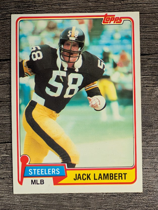 1981 Topps #155 Jack Lambert