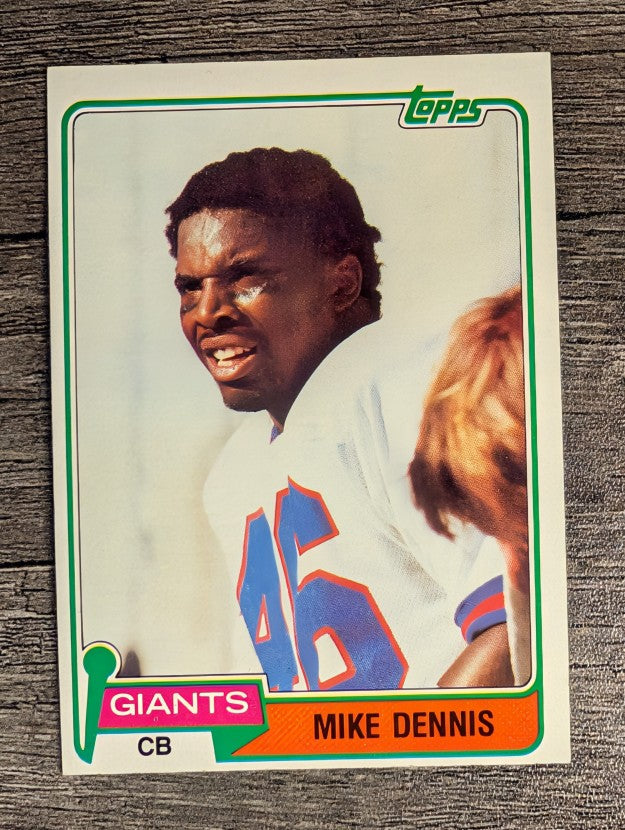 1981 Topps #156 Mike Dennis