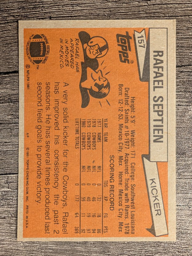1981 Topps #157 Rafael Septien
