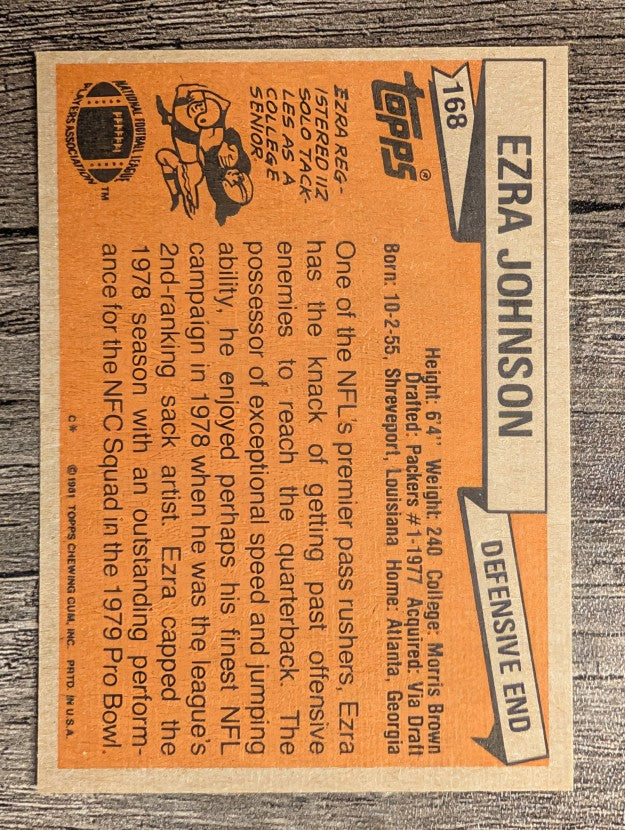1981 Topps #168 Ezra Johnson