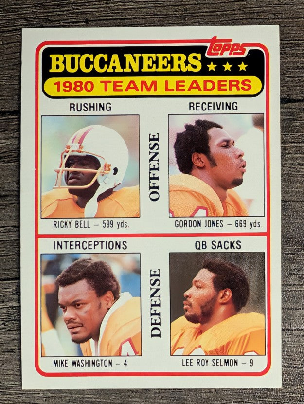 1981 Topps #169 Ricky Bell/Gordon Jones/Mike Washington/Lee Roy Selmon