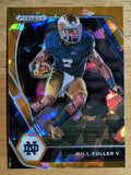 2021 Panini Prizm Draft Picks Prizms Orange Ice #58 Will Fuller V