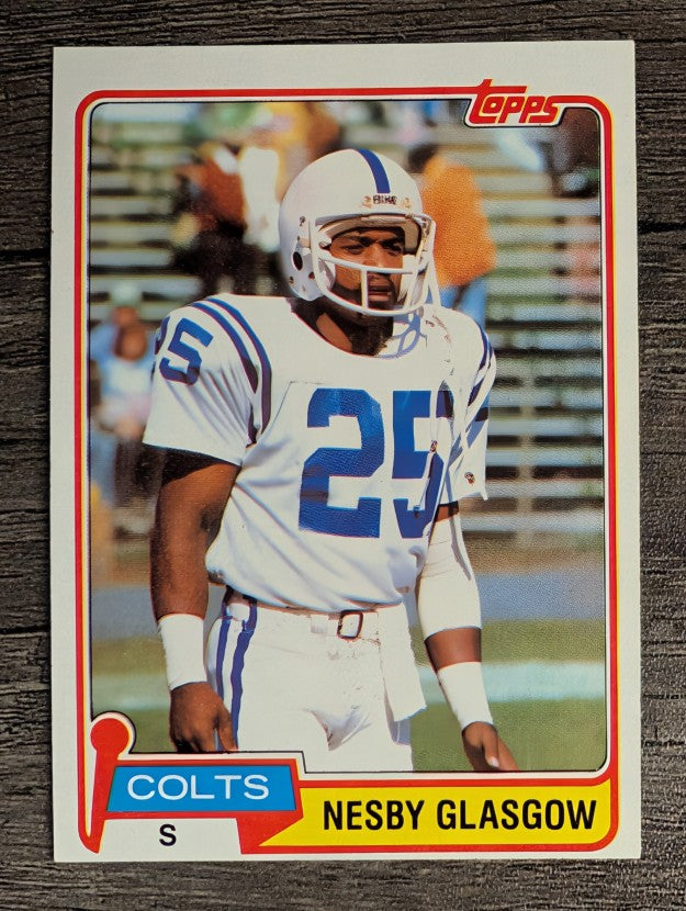 1981 Topps #176 Nesby Glasgow RC
