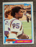 1981 Topps #183 Sammie White