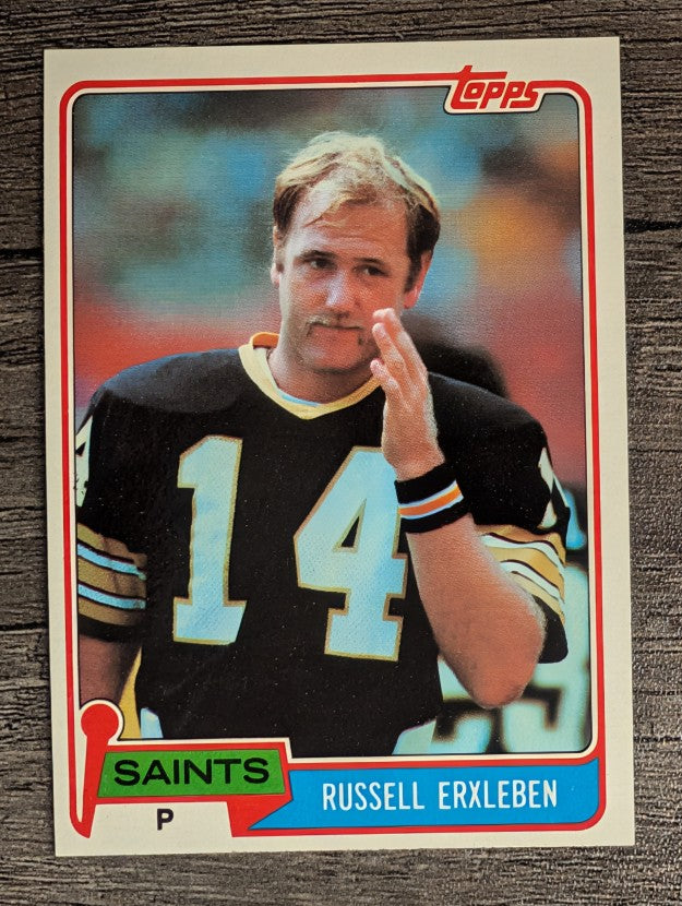 1981 Topps #184 Russell Erxleben