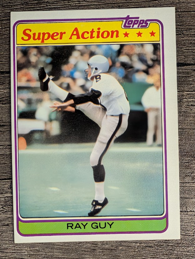 1981 Topps #186 Ray Guy SA