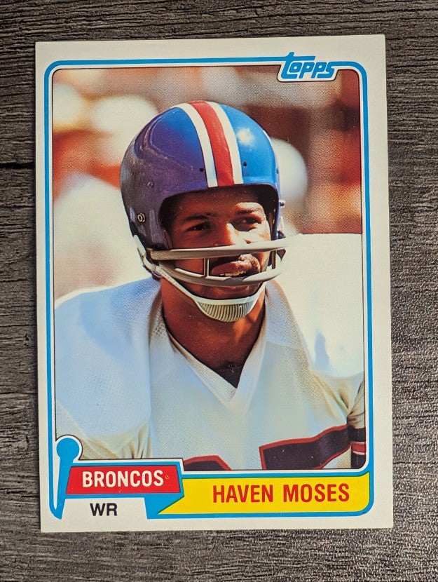 1981 Topps #187 Haven Moses