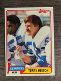 1981 Topps #191 Terry Beeson