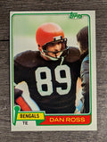 1981 Topps #192 Dan Ross RC