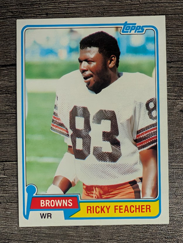 1981 Topps #196 Ricky Feacher