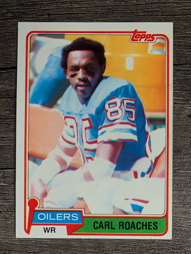1981 Topps #198 Carl Roaches RC